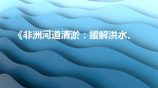《非洲河道清淤：緩解洪水、提高生態(tài)保護(hù)》