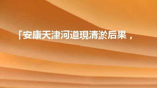 「安康天津河道現清淤后果，專家呼吁加強河道治理」
