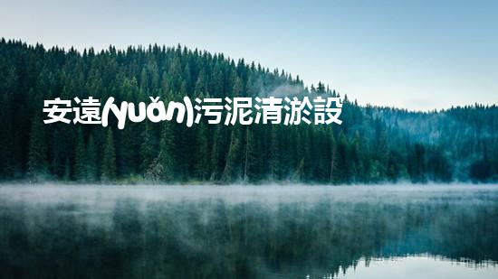 安遠(yuǎn)污泥清淤設(shè)備價(jià)格：驚人的性價(jià)比！