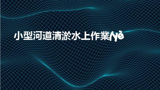 小型河道清淤水上作業(yè)挖掘機(jī)