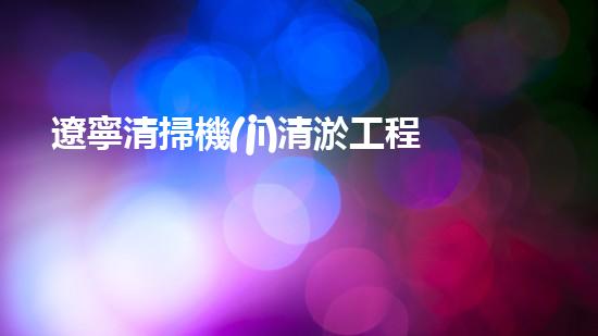 遼寧清掃機(jī)清淤工程技術(shù)刨析：如何提升施工效率與安全性？
